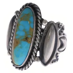 INDIAN JEWELRY (インディアンジュエリー) ナバホ族 ターコイズリング シルバー