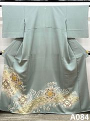 【値下げ】超美品『桂由美』正絹振袖 袋帯 絞り帯揚げ 帯締め 重ね衿 5点セット 帯揚げ 帯締め セット 桂由美 金通し 菊 大輪 振袖 R027 - メルカリ