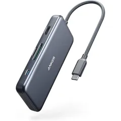 【新品】 Anker PowerExpand+ 7-in-1 USB-C PD メディア ハブ 85Wパススルー充電 Power Delivery USB-Cポート HDMI USB-Aポート