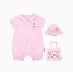 ベベデピノ 新作 ハリー新生児 チェック オーバーオール セット /F