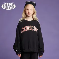 アイスビスケット スウェット Tシャツ ブラック