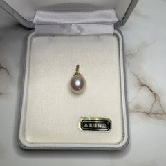 Hana Pre/稀有】無調色 天然レインボーゴールドパール ペンダント 