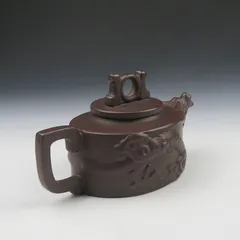 双龍壺  紫砂壺・紫泥急須・茶壺・茶道具  宜興紫砂