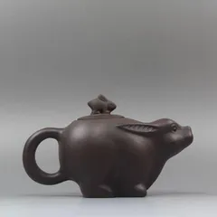 ウサギのツボです 中国古美術 紫砂壺 紫砂壺・紫泥急須・茶壺・茶道具