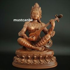 仏教美術 仏像 妙音天女仏像 銅製 銅器 工芸品 置物 仏教美術 仏像 妙音天女仏像 銅製品工芸品 置物 - メルカリ
