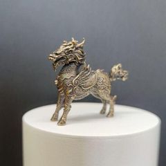 銅制 鎮水獣麒麟 鎮宅 辟邪 開運 風水 招財 卓上 装飾品 置物 工芸品 麒麟 銅器 銅製品 鎮宅辟邪 開運風水 招財 置物 工芸品 装飾品 - メルカリ