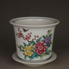 八角形の陶磁器鉢 花と鳥のデザイン 八角形の陶磁器鉢 花と鳥のデザイン - メルカリ