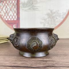 銅製 四大神獣盤 風水 置物 装飾品 工芸品 - メルカリ