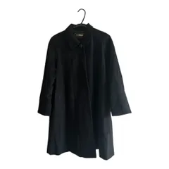 Z1607ブランド名不明 カシミヤコート ブラック レディース 11ARサイズ