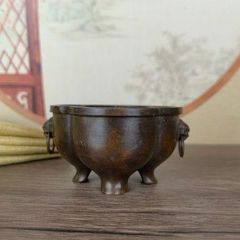 D-壁 青銅器風 花瓶 壺 龍耳 饕餮紋（とうてつもん）飾り壺 アンティーク D-壁 青銅器風 花瓶 壺 龍耳 饕餮紋（とうてつもん）飾り壺