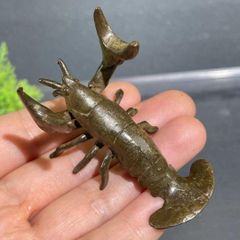 ザリガニ 置物 アンティーク ヴィンテージ 工芸品 エビ 日本 - メルカリ