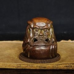 銅 天蓬元帥猪八戒 茶道茶寵 机 事務室 装飾 工芸品 置物 - メルカリ
