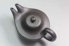 中国茶器  紫砂壷  宜興  紫泥  双嘴曲壺  急須
