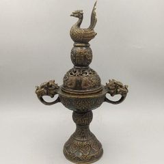 お値下げ中❗️中国 の 香炉 （ 骨董品 ） - メルカリ