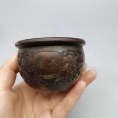 廣永窯 湯呑 三客 - メルカリ