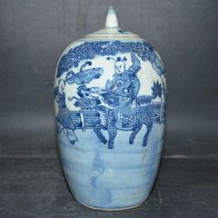 中国古美術品 清末民初 五彩嬰戯図壺 飴罐 22cm - メルカリ