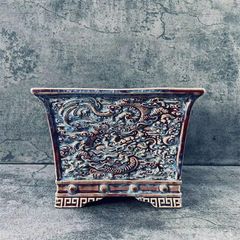盆栽鉢 竜磁鉢 山野草鉢 多肉植物 植木鉢 小品大品盆栽鉢 陶器鉢置物