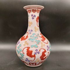 中国古美術コレクション品 古美術骨董品 花器 高さ約32cm 時代物