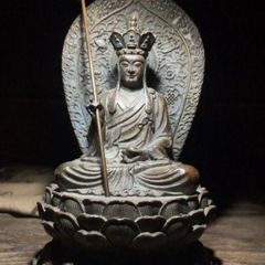 大型】聖観音菩薩立像 全高約58cm 金属製 青銅色 仏像 仏教美術 - メルカリ