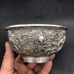 旧蔵 ドラゴンと鳳凰 リング 扳指 親指用 - メルカリ