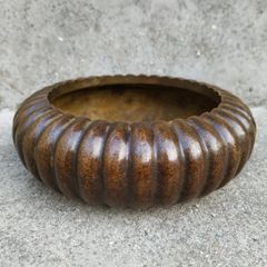 京うちわ 高島屋銘入 団扇 墨画 寒林清風 人物 岩 木 茶道具 伝統工芸