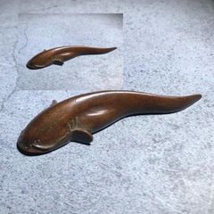 銅製 魚 置物 3点セット 在銘 古銅 - メルカリ