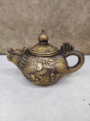 銅器 趙卿鳥尊 酒器 酒樽 装飾品 現代工芸品 美術品 置物 - メルカリ