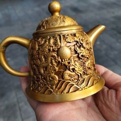 銅 細工 遊魚倒流香炉 禅意香薫炉 香挿 茶道具 香道具 装飾品 工芸品