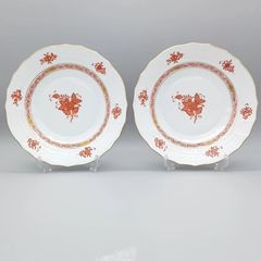 ヘレンド アポニー オレンジ プレート 中皿 20cm ペア HEREND - メルカリ