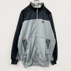 古着 used　90s～　adidas　アディダス　トラックジャケット/ジャージ　ヴィンテージ　灰色　グレー　Mサイズ