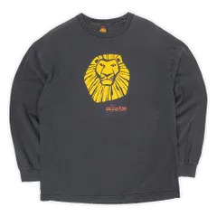 ライオンキング THE LION KING 00s 2000年代 Tシャツ Disney ディズニー ミュージカル 映画 ロンT 長袖 USA ヴィンテージ アメリカ 古着 メンズ Tシャツ カットソー ブラック 黒 XL【中古】