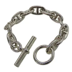 【中古】HERMES エルメス シェーヌダンクル ブレスレット GM 12コマ Ag925 シルバー925 シルバー 約20cm 約70.8g 腕回り16.5cm A2503892【無料ギフトラッピング承ります】