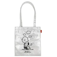 ☆ Silver ☆ ルートート　rootote 8446　IP.BR.メタリック.Peanuts-0Q ルートート スヌーピー ROOTOTE 8446 トートバッグ ミニトートバッグ トートバック 手提げバッグ 小さめ 軽量 軽い おしゃれ 上品 きれいめ