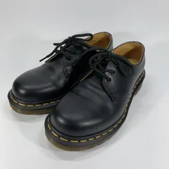 美品◯ Dr. Martens ドクターマーチン 1461 3ホール レースアップシューズ イエローステッチ UK4 EU37 ブラック 23 レザー 革靴