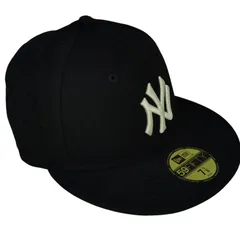 X11249 キャップ NEWERA ニューヨーク・ヤンキース 59FIFTYキャップ 帽子 ブラック 刺繍ロゴ入り スポーツ