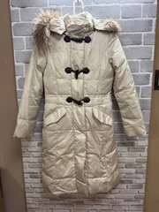 【G4-12】◇ROPE   7サイズ　　ダウンジャケット　　クリーム色