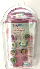 発売日：2025年11月24日 　ネイルチィップ　きゃらねいるぱーつ たまごっち ～初代ピンクとケーたまほわいとくろーばー～