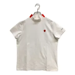 中古 レディース パーリーゲイツ PEARLY GATES 半袖シャツ 2(L) 白 ハイネック シンプル