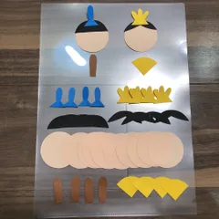 製作セット【おひなさまおだいりさま5組】壁面