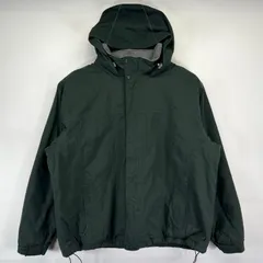 古着 エルエルビーン L.L.Bean マウンテンパーカー 大きいサイズ アウトドア 裏地フリース 無地 中綿 2XL  グリーン メンズ