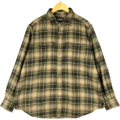 古着 90年代~ Guide Series オンブレチェック 長袖 フランネルチェックシャツ メンズXL相当 ヴィンテージ/eaa601268