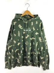 【中古品】Supreme シュプリーム 21AW BOX LOGO HOODED SWEATSHIRT OLIVE RUSSIN CAMO ボックスロゴ フーディー スウェットシャツ パーカー 【149-250808-hi-02-tag】
