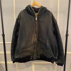 Carhartt カーハート 2XL メンズ アクティブジャケット ブラック　フェード BA545