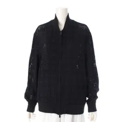 フェンディ 19年 メッシュ パンチング ジップアップ ブルゾン ジャケット FW0162 A7FG ブラック 44【中古】のサムネイル
