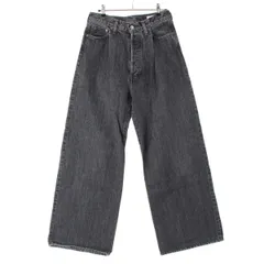 ハイク コットン ワイドレッグ デニムパンツ ジーンズ ボトムス 13276 ブラック 2【中古】のサムネイル