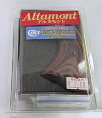 アルタモント S&W ラウンドバット 木製グリップ - メルカリ