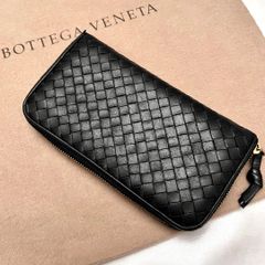 ✨レア美品✨ボッテガヴェネタ　長財布　ナッパレザー　ラウンドファスナー　ブラック ◇美品◇ボッテガヴェネタ 長財布 ラウンドファスナー ブラック ナッパ