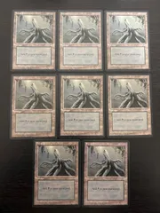 kwq1 55 沼/Swamp アイスエイジ 8枚 型番統ー まとめ 人気絵柄 基本土地 大量 ICE 英語版 EN MTG