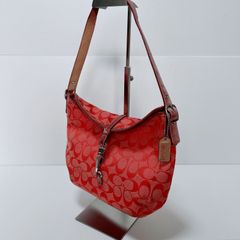 COACH Signature Accessory Pouch RED - メルカリ