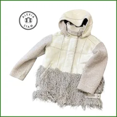 中古●ALEXIA STAM/アレクシアスタン●ボア ムートンジャケット インナー付き フリーサイズ レディース ホワイトのサムネイル